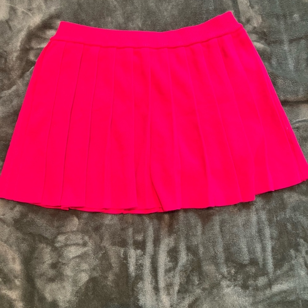 Daisy Bright Pink Skater Skirt